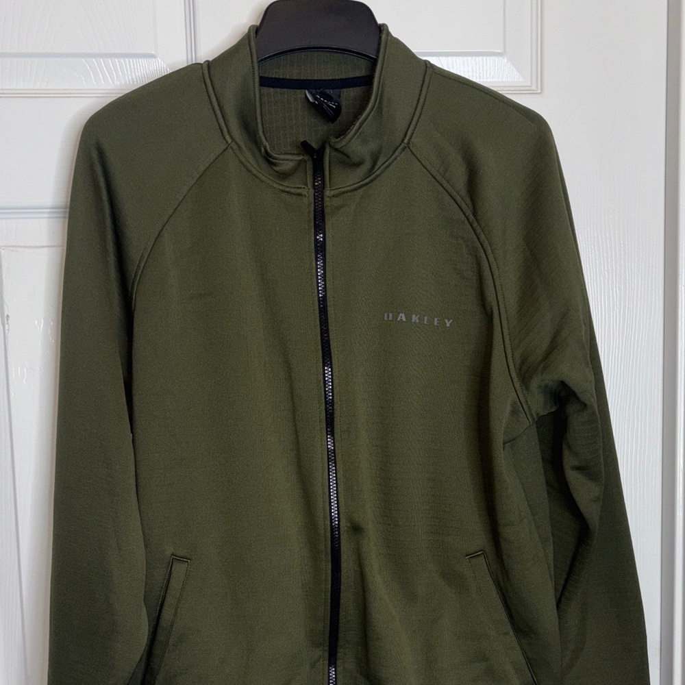 Oakley Olive Green Zip-Up Jacket